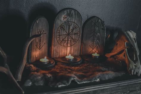 Pagan Altars Pagan Decor Norse Pagan Pagan Art