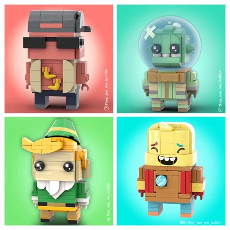 These Are Some Fortnite Lego Brickheadz I Did Over The Time If You