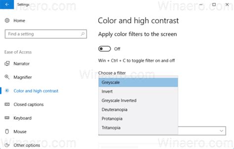 How To Enable Color Filters In Windows 10