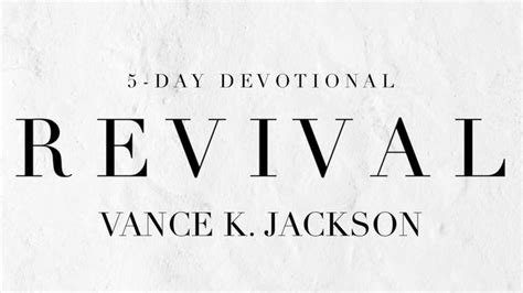 Revival Devotional Reading Plan Youversion Bible