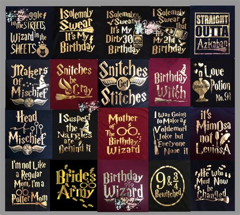 Free SVG Harry Potter Birthday Squad Svg 10003+ File for Free