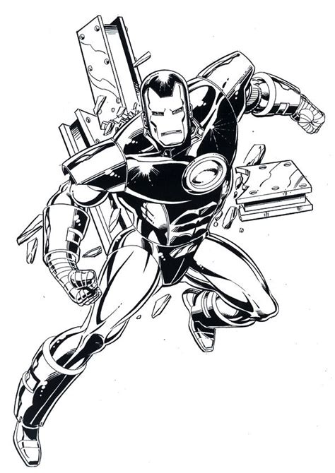 Iron Man Coloring Pages Printables