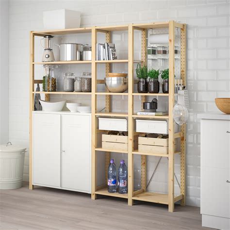 Whatever your storage needs there's a. IVAR 3 sections/cabinet/shelves - pine, white - IKEA