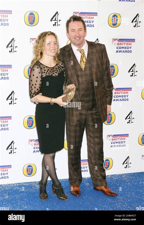 Lee Mack And Wife Tara Mack Arrive At The British Comedy Awards At The