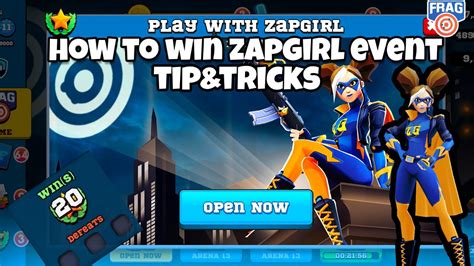 How To Win Zap Girl Event Tips And Tricks In Frag Pro Shooter Youtube