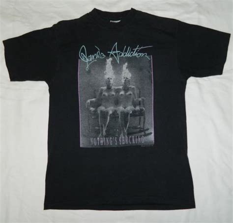 Vintage Janes Addiction 1988 Nothings Shocking Promo T Shirt Defunkd