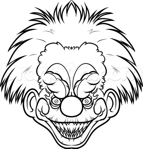 You can print out all these alien spaceship coloring pages to print for your kids, or let him paint online. How to Draw a Killer Klown, Step by Step, Aliens, Sci-fi ...