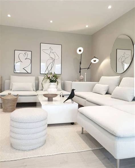 Top White Home Interiors Of 2021 Modern Living Room Home Room Design