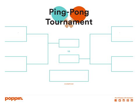 Ping Pong Tournament Template Free Printable Printable Templates