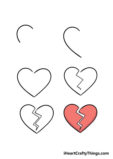 Brilliant Info About How To Draw A Broken Heart Step By Engineestate