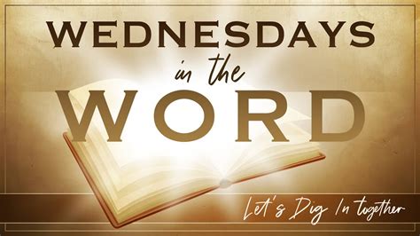 Wednesdays In The Word April 22 2020 Youtube