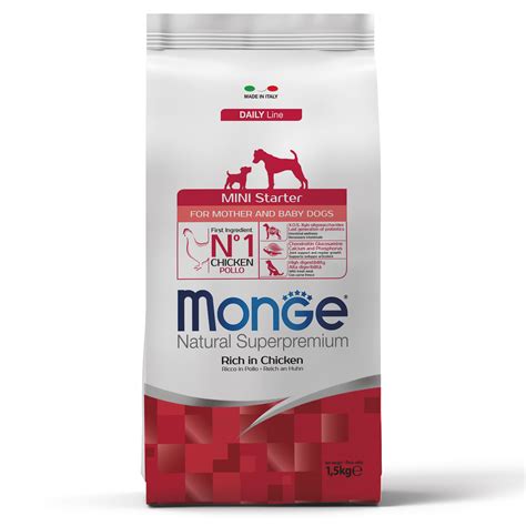 Купить Сухой корм Monge Dog Daily Line Mini Starter для щенков мелких