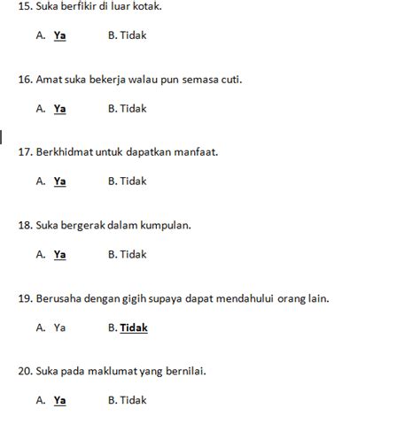 Bagaimana cara untuk mengambil ujian psikometrik? Contoh Soalan Matematik Ujian Psikometrik Spa - Paket Data g