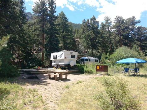 Aspenglen Campground Rocky Mountain National Park Colorado Co