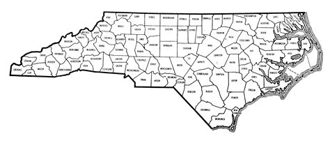 Printable North Carolina County Map Get Your Hands On Amazing Free Printables