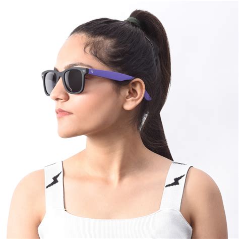 Buy Lilac Vision Polarized Wayfarer Sunglasses Woggles