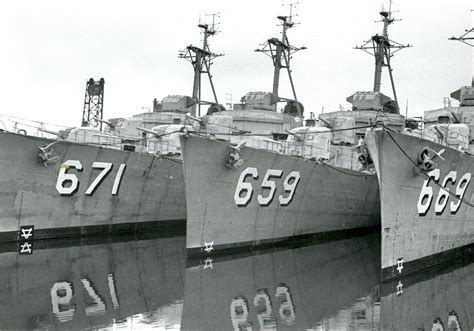 Us Naval Destroyer Uss Cotten Dd 669 Usn Navy Ship Print