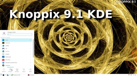 Knoppix 91 Kde Test Youtube