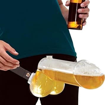 Brew Ballz A Hilarious Strap On Penis Beer Dispenser Amazon Co Uk