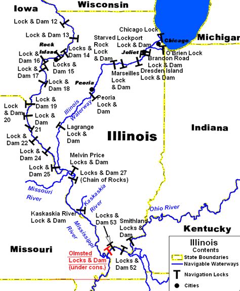 Map Of Mississippi River Locks And Dams