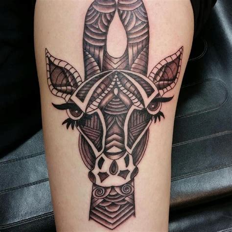 Peaceful and sweet, they can make really cute designs. 120+ Best Giraffe Tattoo Designs & Meanings-Wild Life on ...