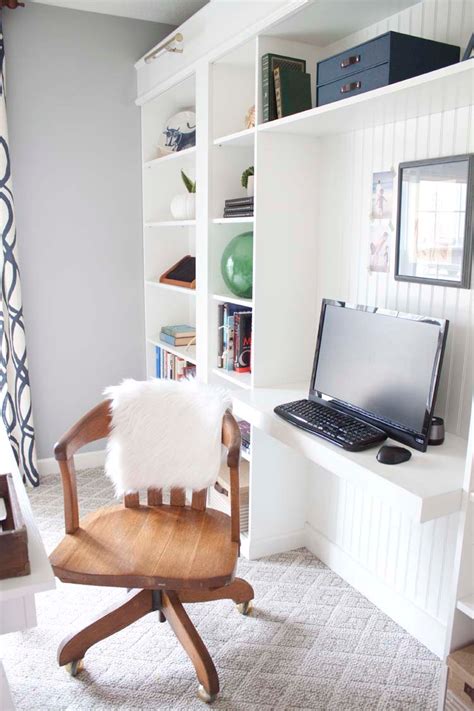 Office Makeover Reveal Ikea Hack Built In Billy Bookcases Southern