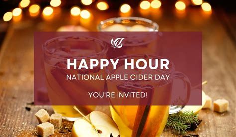 National Apple Cider Day Happy Hour Pacifica Senior Living Burlingame