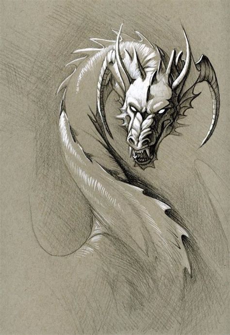 How To Draw A Realistic Dragon Head Step By Step