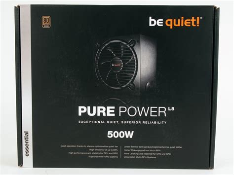 Be Quiet Pure Power L8 500w Seite 2 Hardwareluxx