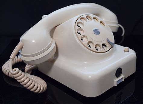 Unusual Austrian Ivory Telephone Antique Phone Retro Phone Vintage
