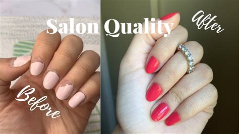 How To Get The Perfect Manicure At Home - Strong Healthy Nails - YouTube
