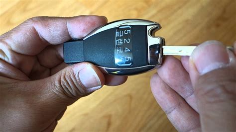 When the key fob is working correctly, it activates anytime a button is pressed. How to open backcover of Mercedes Benz key for replace ...