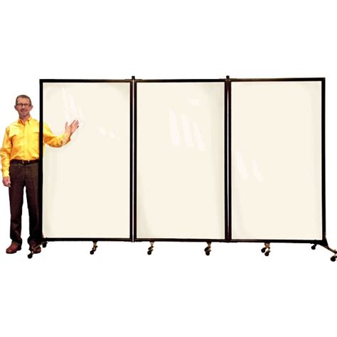 Screenflex Crd3 Clear Room Divider 3 Panel 10 Long