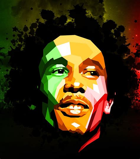 Bob Marley Illustration Artistas Ilustrações Ilustração