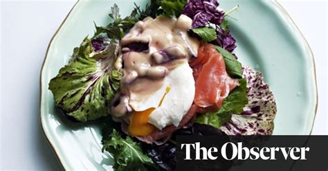 Nigel Slaters Poached Eggs With Salmon And Beetroot Hollandaise Food