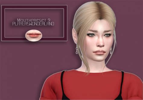 Sims 4 Mouth Corners