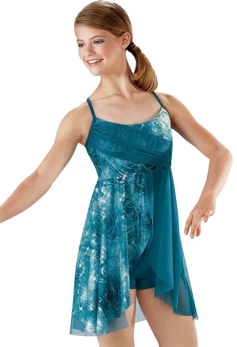 Glitter Tie Dye Lyrical Dress Weissman Costumes Dance Outfits
