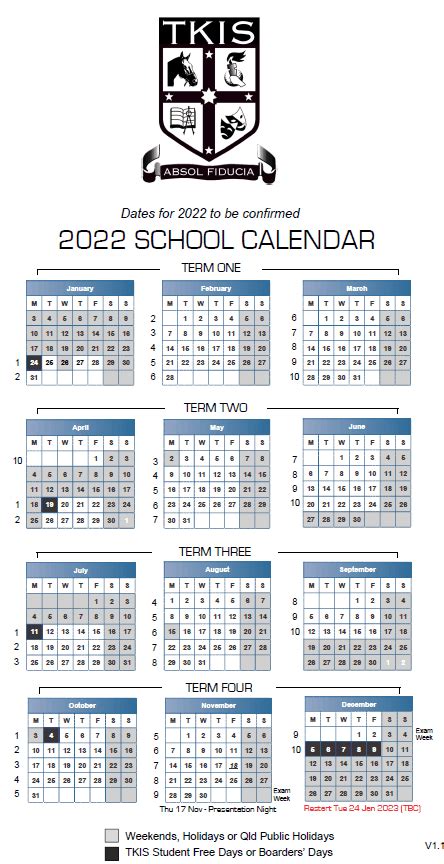 year calendars