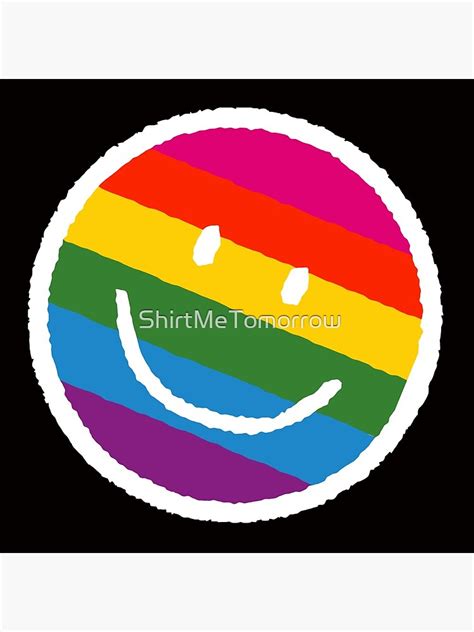 Multi Colored Smiley Face Art Print For Sale By Shirtmetomorrow