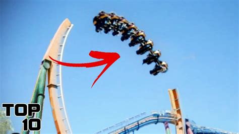 Top 10 Scariest Roller Coasters You Wont Believe Youtube