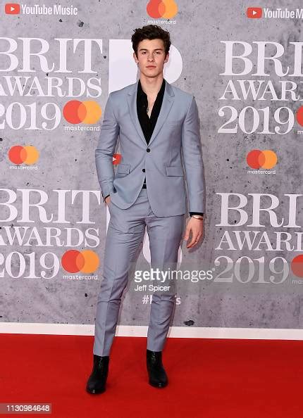Shawn Mendes Attends The Brit Awards 2019 Held At The O2 Arena On