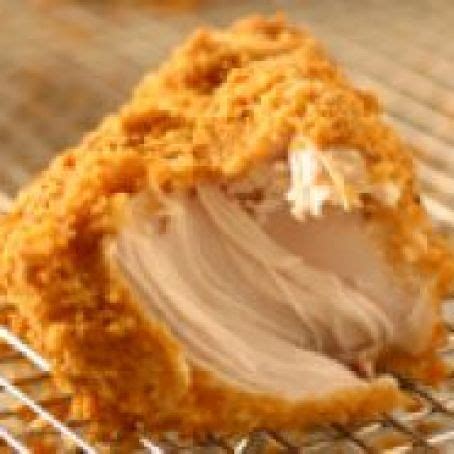 All it takes is a simple egg wash to coat the chicken and bind the breadcrumbs to it. Panko Oven Fried Chicken Breasts Recipe - (4.5/5)