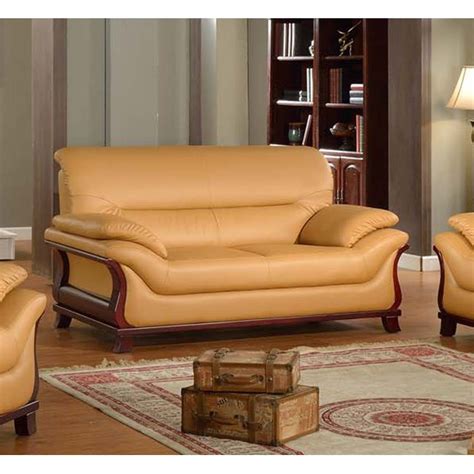 With Bonded Leather Upholstery And Generous Padding This Loveseat Will