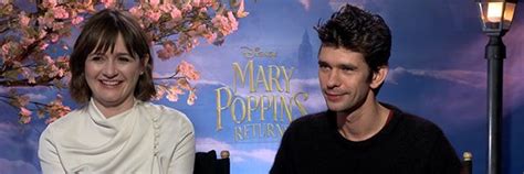 Ben Whishaw And Emily Mortimer On Mary Poppins Returns And Rob Marshall
