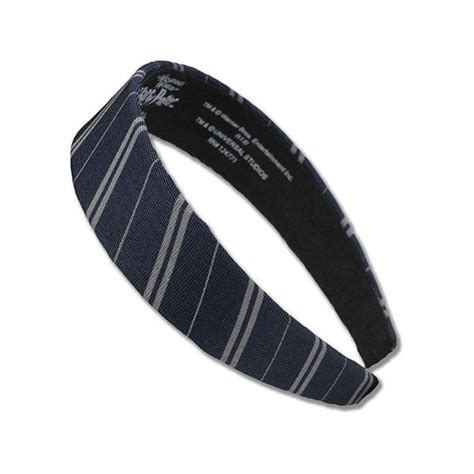 A Black And White Striped Headband With An Inscription On It