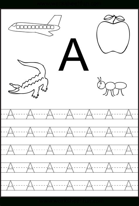 Dotted Letters For Tracing Preschool