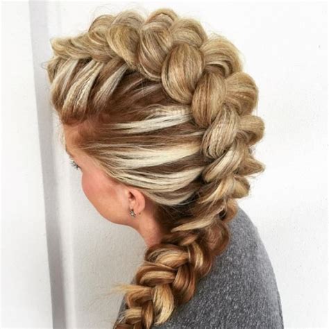 Crimped Bubble Braid Belle Hairstyle Hair Styles Hairstyle