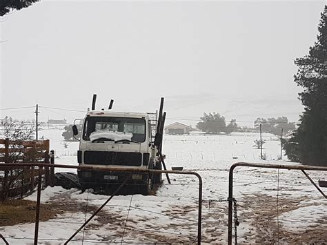 We are not expecting such thick snow in that area; Massive flooding and snowfall in South Africa - the photos