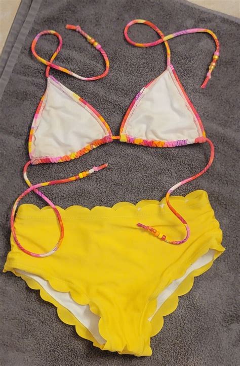 Womens 2 Piece Bikini Mixandmatch Optopshein Bottoms Sz S Ebay