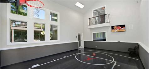 Basketball Court Inside A House